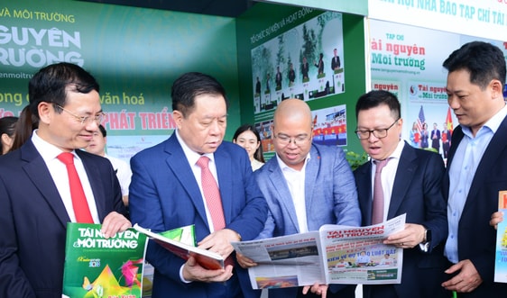 Hội báo Toàn quốc 2023: Ấn tượng những hình ảnh tại gian trưng bày của Báo TN&MT