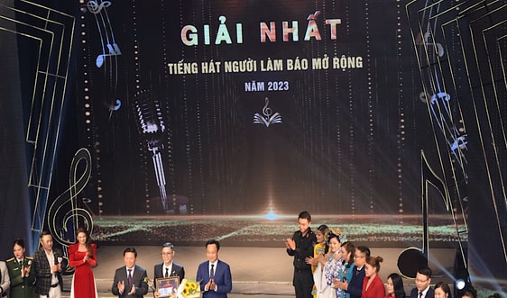 Ấn tượng Lễ trao giải Tiếng hát Người làm báo mở rộng năm 2023