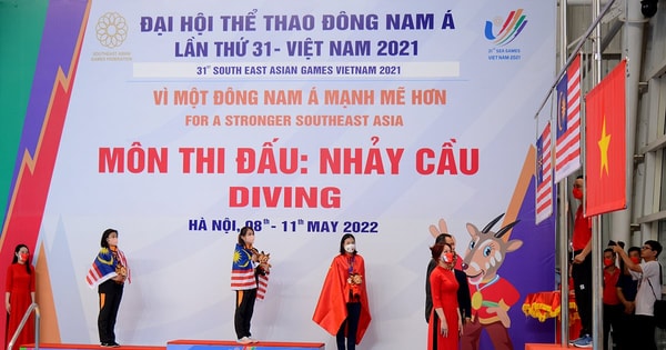 Sea Games 31: Đoàn thể thao Việt Nam giành 2 huy chương môn nhảy cầu