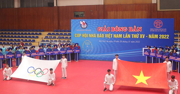 พิธีเปิดการแข่งขัน Vietnam Journalists Association Cup ครั้งที่ 15 – 2022