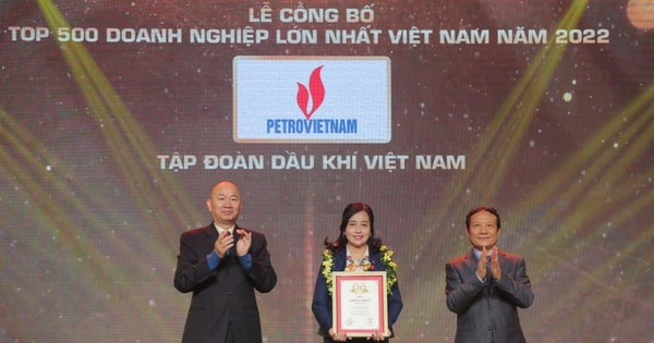 Petrovietnam khẳng định vị thế Top 3 doanh nghiệp lớn nhất Việt Nam