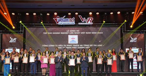 UDIC tiếp tục vào Top 500 doanh nghiệp lớn nhất Việt Nam