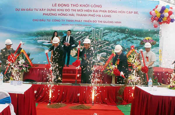 Quảng Ninh: Khởi công dự án khu đô thị nghìn tỷ
