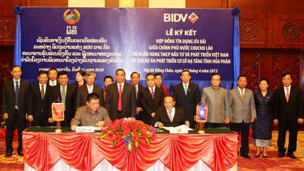 BIDV tài trợ gần 147 triệu USD để phát triển hạ tầng tỉnh Hủa Phăn (Lào)