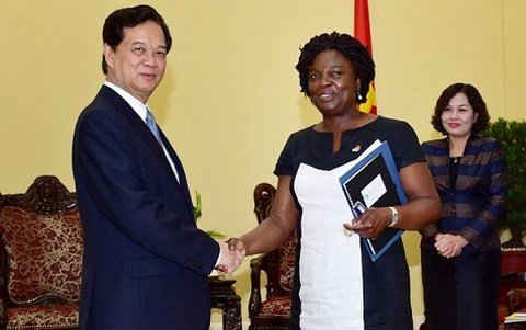 Thủ tướng Nguyễn Tấn Dũng đã tiếp bà Victoria Kwakwa, Giám đốc WB tại Việt Nam