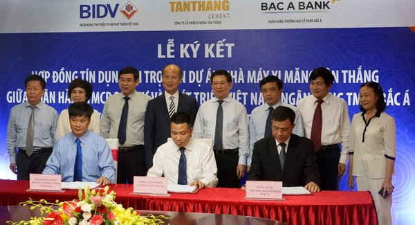 BIDV và BacA Bank tài trợ 3.150 tỷ đồng để triển khai Nhà máy xi măng Tân Thắng