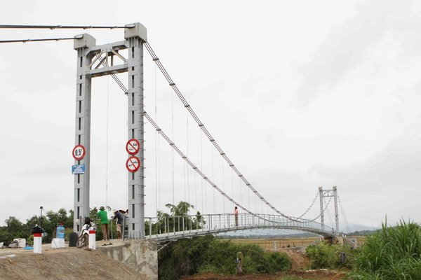 Đắk Lắk: Có cầu mới, dân hết phải đu dây qua sông