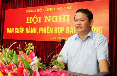 Ông Nguyễn Văn Vịnh tiếp tục được bầu làm Bí thư Tỉnh ủy Lào Cai khóa mới