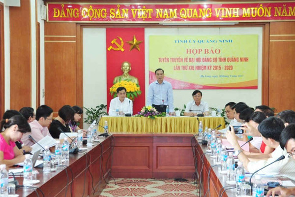 Đại hội Đảng bộ tỉnh Quảng Ninh lần thứ XIV sẽ diễn ra từ ngày 12 đến 14/10/2015