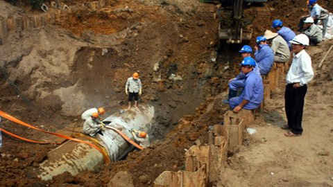 Đề nghị truy tố 9 bị can vụ vỡ đường ống nước Sông Đà