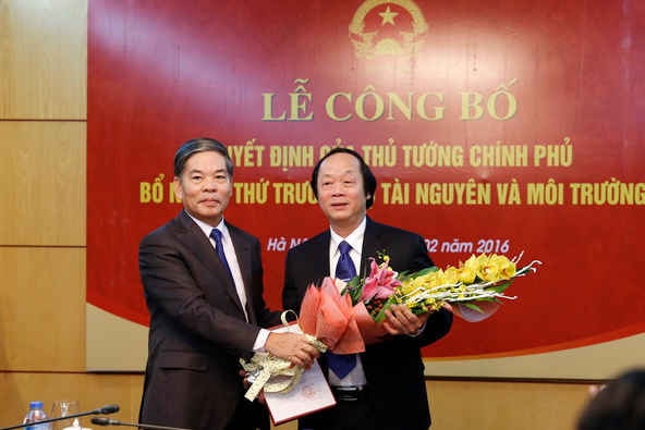 Công bố Quyết định bổ nhiệm Thứ trưởng Bộ TN&MT