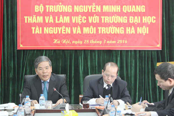 Đại học TN&MT Hà Nội cần tiếp tục đẩy mạnh chất lượng đào tạo