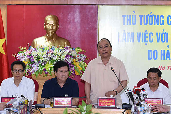 Kết luận của Thủ tướng Nguyễn Xuân Phúc tại cuộc làm việc về hải sản chết bất thường
