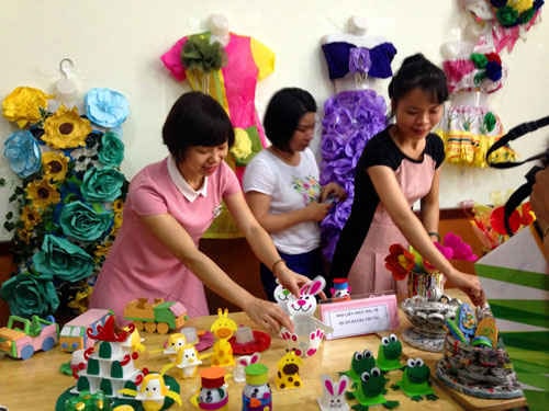 Hà Nội: Tuyên truyền tái chế, giảm thiểu rác thải trong các hộ gia đình