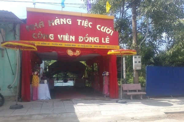 Tuyên Hóa - Quảng Bình: Cho DN thuê đất công viên xây nhà hàng