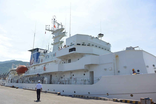 Tàu lực lượng bảo vệ bờ biển Nhật Bản cập cảng Đà Nẵng