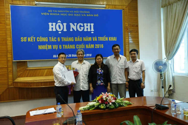 Viện KHĐĐ&BĐ Việt Nam sơ kết công tác 6 tháng đầu năm 2016