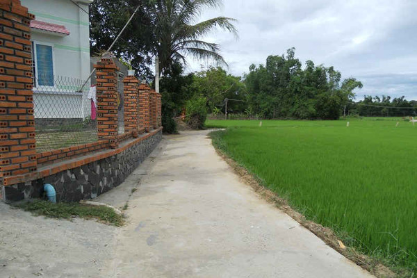Bình Định: Xã Phước Hòa đã chi trả tiền hỗ trợ làm đường