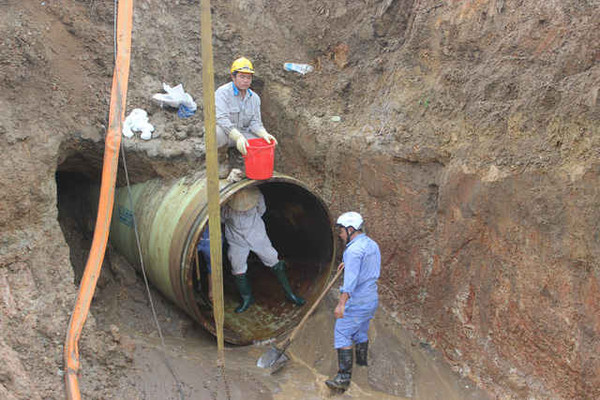 Đường ống nước Sông Đà gặp sự cố lần thứ 19