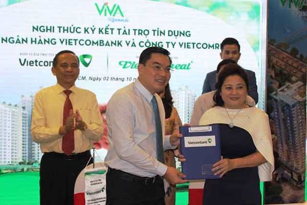 Vietcombank tài trợ tín dụng gần 1.500 tỷ cho Vietcomreal