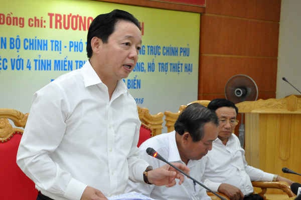 Bộ trưởng Trần Hồng Hà: Giám sát 24/24h các nguồn thải của Formosa