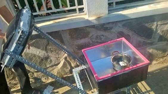 Nữ sinh Huế sáng chế bếp năng lượng mặt trời từ phế phẩm