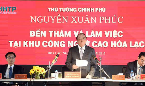 Thủ tướng yêu cầu hoàn thành GPMB cho Khu CNC Hòa Lạc trong 2017