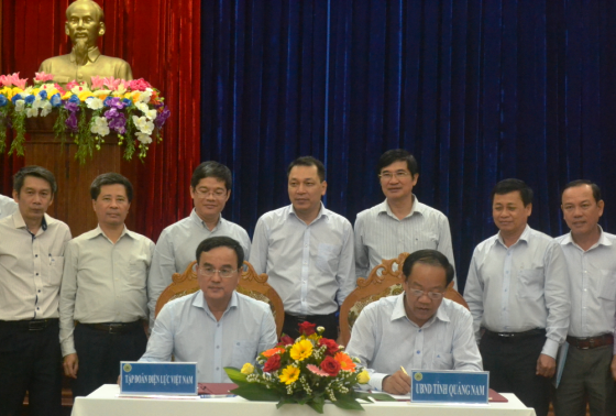 Quảng Nam và EVN ký cam kết về  triển khai DA Đường dây 500kV