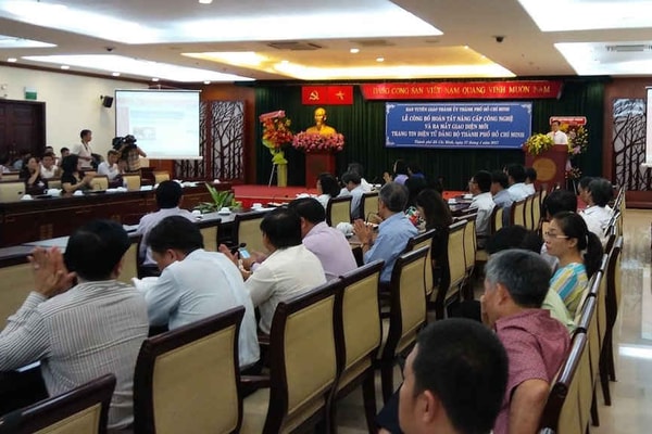 Ra mắt giao diện mới Website Thành ủy TP.HCM