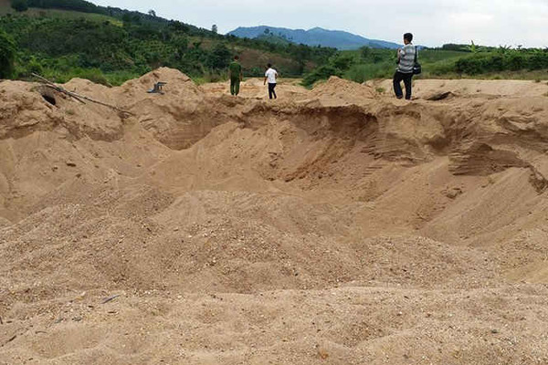 Làm rõ phản ánh khai thác cát trái phép quy mô lớn trên sông Đăk Pxi