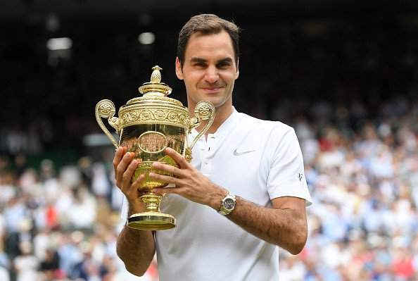 Federer lập kỉ lục 8 lần vô địch Wimbledon