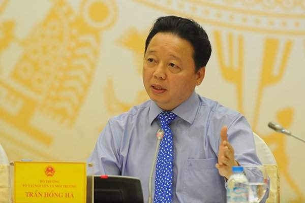 Bộ trưởng Trần Hồng Hà: Kinh nghiệm thế giới, nhận chìm là phương án có thể chấp nhận