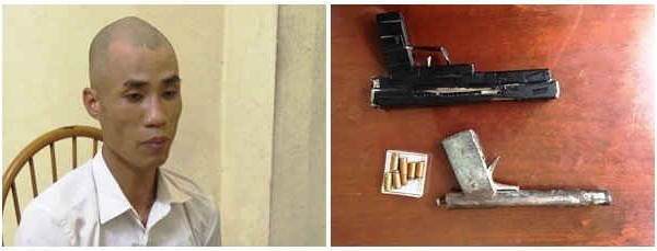 Quảng Ninh: Bắt đối tượng tàng trữ 2 khẩu súng tự chế