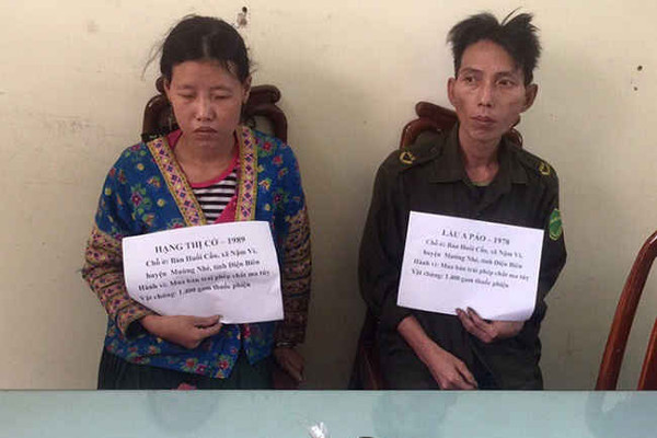 Điện Biên: Bắt 7 đối tượng mua bán ma túy từ Lào vào Việt Nam