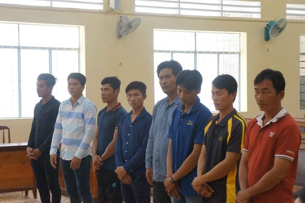 Cà Mau: Xử phúc thẩm 8 bị cáo "trộm sò"