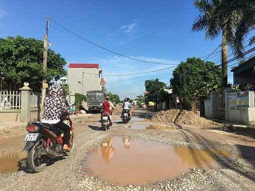TX. Quảng Yên - Quảng Ninh: Nhiều tuyến đường xuống cấp nghiêm trọng