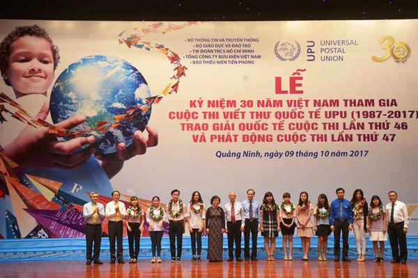 Phát động Cuộc thi viết thư quốc tế UPU lần thứ 47- 2018