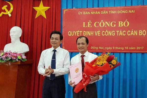 Ông Nguyễn Tuấn Anh làm Phó Giám đốc Sở TN&MT Đồng Nai