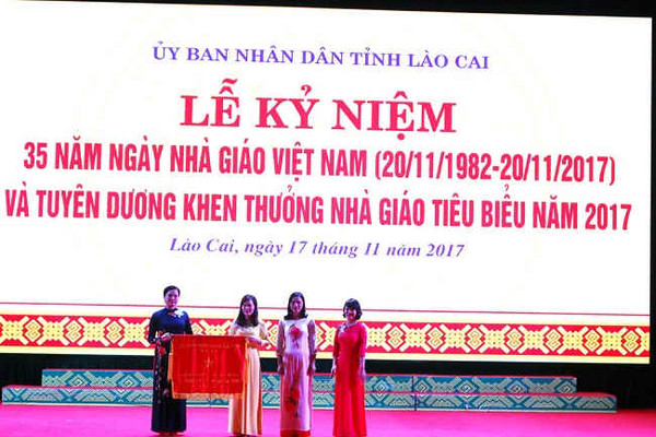 Lào Cai: Tuyên dương 500 nhà giáo tiêu biểu nhân kỷ niệm ngày 20/11