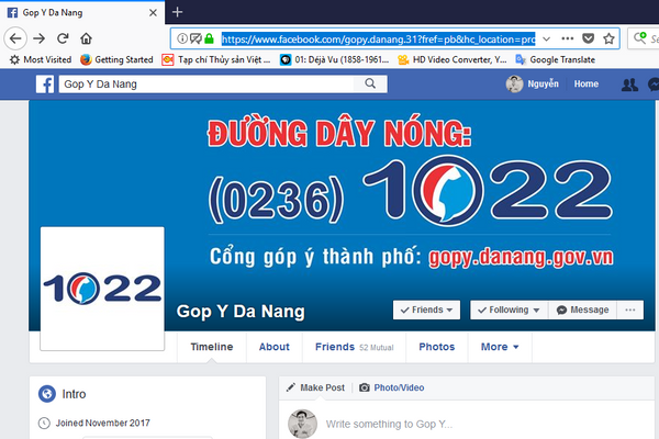Đà Nẵng: "Đường dây nóng" lên mạng xã hội Facebook