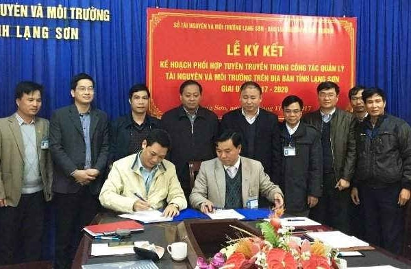 Hợp tác truyền thông với Sở TN&MT Lạng Sơn