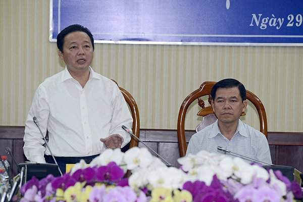 Bộ trưởng Trần Hồng Hà làm việc với Lãnh đạo tỉnh Bà Rịa – Vũng Tàu về công tác quản lý TN&MT