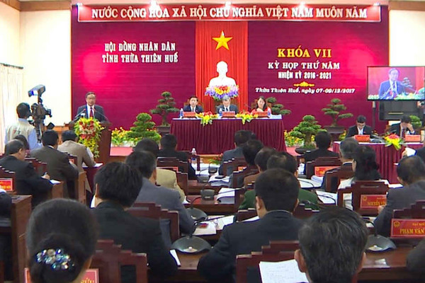 Thừa Thiên Huế: Khai mạc kỳ họp thứ 5, HĐND tỉnh khóa VII