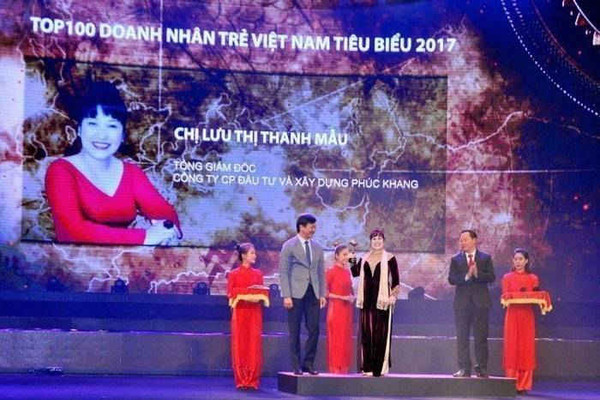 CEO Phuc Khang Corporation - Doanh nhân trẻ Việt Nam tiêu biểu 2017