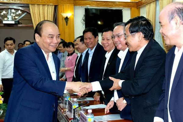 Thủ tướng: Lãnh đạo tỉnh Bình Định phải có quyết tâm, thể hiện khát vọng phát triển