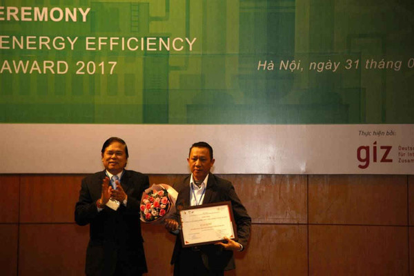 Lễ trao giải thưởng quốc gia về hiệu quả năng lượng trong công nghiệp năm 2017