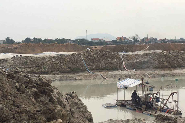 Quảng Ninh: Núp bóng dự án xây dựng khu dân cư để khai thác cát trái phép?