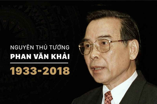 Thông báo về Lễ viếng đồng chí Phan Văn Khải ngày 21/3/2018
