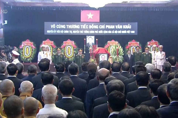 Lễ Truy điệu, Lễ An táng nguyên Thủ tướng Phan Văn Khải