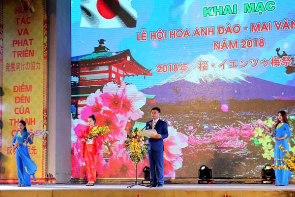 Quảng Ninh: Khai mạc Lễ hội hoa Anh đào- Mai vàng Yên Tử 2018